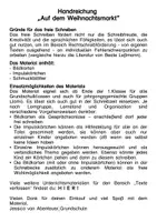 Vorschau - Arbeitsblätter - Freies Schreiben: Weihnachtsmarkt - Seite 1