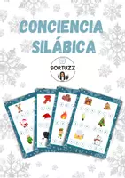 Vista previa - Hojas de trabajo - Conciencia silábica navidad - Portada