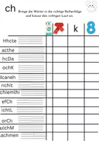 Vorschau - Arbeitsblätter - Ch Übungen Einführung Alphabet - Seite 1
