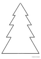 Vorschau - Mal- und Bastelvorlagen - Kunstidee Weihnachtsbäume basteln - Seite 1