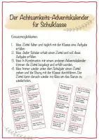 Vorschau - Arbeitsblätter - Religion/ Ethik - Achtsamkeitsadventskalender - Seite 1