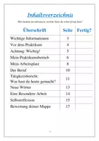 Vorschau - Arbeitsblätter - Sonstiges: Praktikumsmappe (Prakikum) - Seite 1
