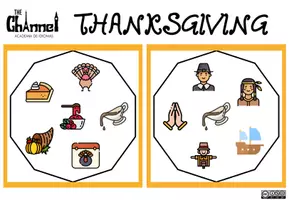 Vista previa - Juegos / Gamificación - THANKSGIVING - Spot the identical image (Card game) - página 3