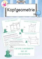 Vorschau - Bildkarten - Kopfgeometrie - Quader und Würfel - Deckblatt