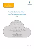 Aperçu - Affichage - Cartes de nomenclature formes géométriques - script - Page 1