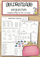 Vorschau - Anderer Materialtyp - Schreibweisen von Geldbeträgen - Deckblatt