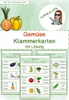 Vorschau - Arbeitsblätter - Gemüse: Wachsendes Materialpaket - Seite 1