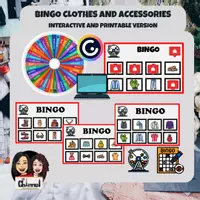 Vista previa - Juegos / Gamificación - CLOTHES AND ACCESSORIES - Colour Bingo - Portada