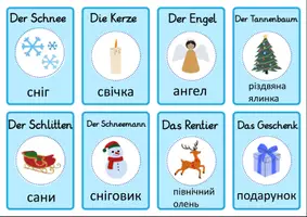 Vorschau - Fördermaterial/Inklusion - Flashcards „Weihnachten“ - Deutsch/Ukrainisch - Seite 2