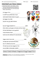 Vorschau - Arbeitsblätter - Arbeitsblatt "Wappen" + Onlineübung & MP3 + Mindmap + Infografik - Deckblatt