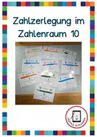 Vorschau - Mal- und Bastelvorlagen - Zahlzerlegung im Zahlenraum bis 10 - Deckblatt