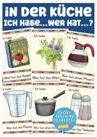 Vista previa - Juegos / Gamificación - in der Küche / kochen Spiel Ich habe, wer hat? juego Alemán - Portada