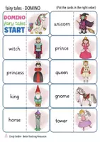 Aperçu - Jeux - English fairy tales domino game jeu anglais gratuit - Page 1