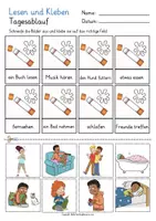 Aperçu - Apprentissages en autonomie - Tagesablauf Deutsch Lesen und Kleben allemand - Page 3