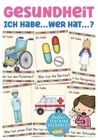 Aperçu - Jeux - beim Arzt / Gesundheit Deutsch jeu allemand Ich habe, wer hat? Spiel - Page de couverture