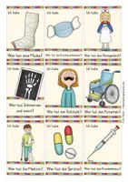 Aperçu - Jeux - beim Arzt / Gesundheit Deutsch jeu allemand Ich habe, wer hat? Spiel - Page 2