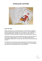 Vorschau - Arbeitsblätter - Kunst Weihnachten, Figuren malen und lesen - Seite 1
