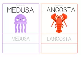 Vista previa - Tarjetas / Manipulativos - Tarjetas lectoescritura (mayúsculas) - página 2