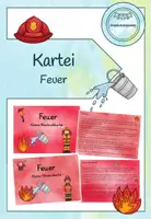 Vorschau - Arbeitsblätter - Wissenskartei/Abschreibkartei - Feuer - Deckblatt