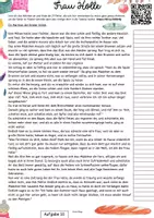 Vorschau - Arbeitsblätter - Winterliches Märchen zum Hörverstehen: Frau Holle + Fehler finden - Seite 1