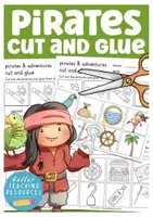 Aperçu - Feuilles d'exercices - English cut and glue pirates and adventures anglais - Page de couverture