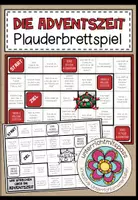 Vorschau - Arbeitsblätter - Die Adventszeit - Plauderbrettspiel - Deckblatt