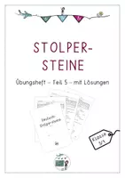 Vorschau - Arbeitsblätter - Materialpaket Stolpersteine Übungshefte - Seite 1