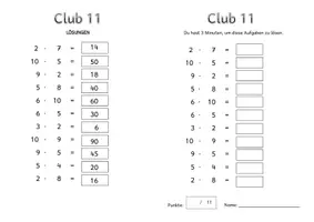 Vorschau - Arbeitsblätter - Malfolgenclubs: differenzierte Übung zur Automatisierung des Einmaleins - Seite 3