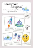 Vorschau - Bildkarten - Classroom Management Sport - Lautloskarten - Deckblatt