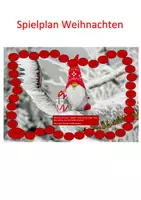 Vorschau - Spiele - Spielplan für Brettspiel: Weihnachten - Deckblatt