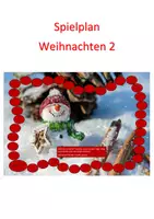 Vorschau - Spiele - Spielplan für Brettspiel: Weihnachten 2 - Deckblatt