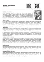 Vorschau - Arbeitsblätter - Arnold Schönberg Arbeitsblatt (Infotext und Übungen) - Deckblatt