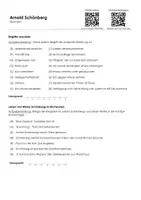 Vorschau - Arbeitsblätter - Arnold Schönberg Arbeitsblatt (Infotext und Übungen) - Seite 1