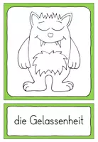 Vorschau - Bildkarten - Farbenmonster Bildkarten Gefühle - Seite 1