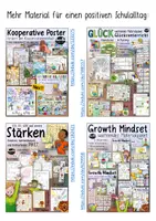 Vorschau - Mal- und Bastelvorlagen - Dankbarkeit / Danke für .. - Poster und Zettel fürs Klassenzimmer - Seite 3
