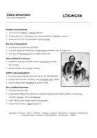 Vorschau - Arbeitsblätter - Clara Schumann kurz zusammengefasst - Seite 1