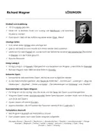 Vorschau - Arbeitsblätter - Richard Wagner kurz zusammengefasst - Seite 1