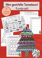 Vorschau - Mal- und Bastelvorlagen - Ich würfle mir meine Weihnachten! - Kunstprojekt - Seite 1