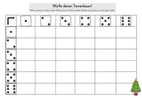 Vorschau - Mal- und Bastelvorlagen - Ich würfle mir meine Weihnachten! - Kunstprojekt - Seite 2