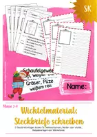 Vorschau - Arbeitsblätter - Wichtelmaterial - Weihnachtliche Steckbriefe (Klasse 2-4) - Deckblatt