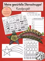 Vorschau - Mal- und Bastelvorlagen - Ich würfle meine Sternschnuppe! - Kunstprojekt - Deckblatt
