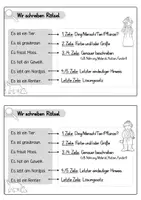 Vorschau - Arbeitsblätter - Wichtelmaterial - Rätsel schreiben (Klasse 2-4) - Seite 2