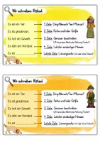 Vorschau - Arbeitsblätter - Wichtelmaterial - Rätsel schreiben (Klasse 2-4) - Seite 3