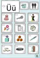 Vorschau - Bildkarten - Buchstabe / Umlaut Ü - Audios für die Buchstabeneinführung - Schreiblehrgang - DaZ / Deutsch - Deckblatt