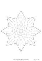 Vorschau - Mal- und Bastelvorlagen - Materialpaket Sterne und Schneeflocken prickeln - Seite 2