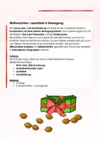 Vorschau - Arbeitsblätter - Weihnachten- Leserätsel in Bewegung - Seite 1