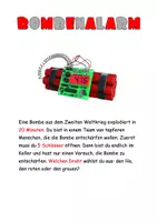 Vorschau - Spiele - DaF/DaZ Escape Room: Bombenalarm (A1, A2) - Deckblatt