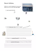 Vorschau - Arbeitsblätter - Schilderung Storyboards - Schildern und bildhaftes Beschreiben üben - Seite 3
