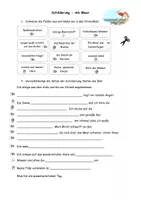 Vorschau - Arbeitsblätter - Schilderung Storyboards - Schildern und bildhaftes Beschreiben üben - Deckblatt