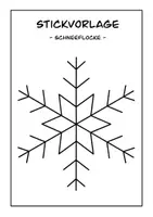 Vorschau - Stundenentwürfe - Weihnachtsstickkarte "Schneeflocke" (+ Vorlagen!) - Seite 2